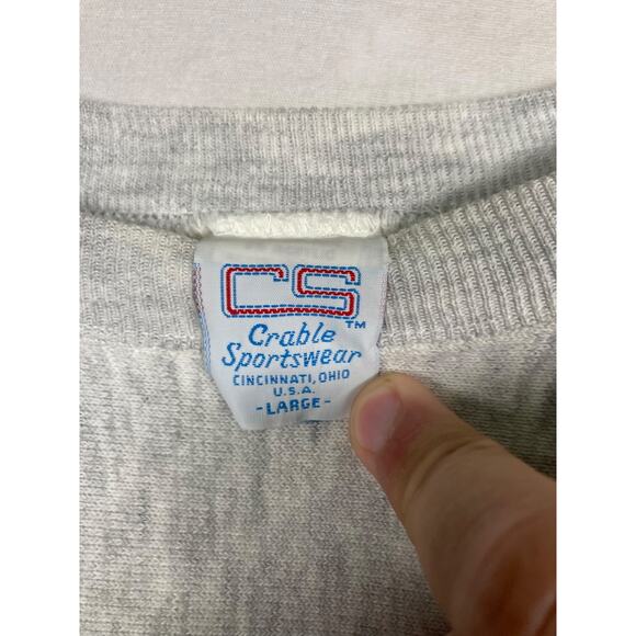 Vintage U Drew University Knit Sweatshirt Large - Picture 7 of 7